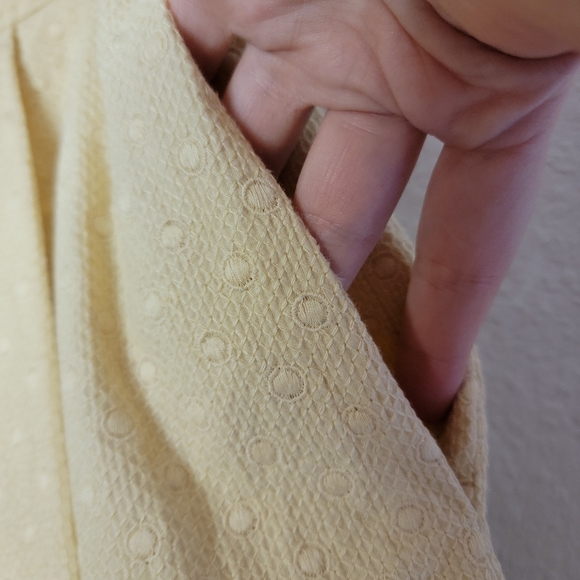 Club Monaco Yellow Mini Skirt Size 4 - Picture 3 of 6